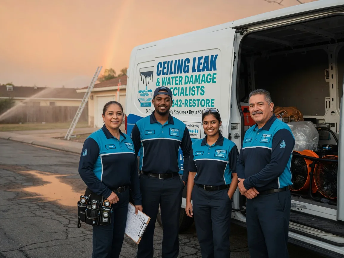 Ceiling Leak Cleanup company in Trego, WI