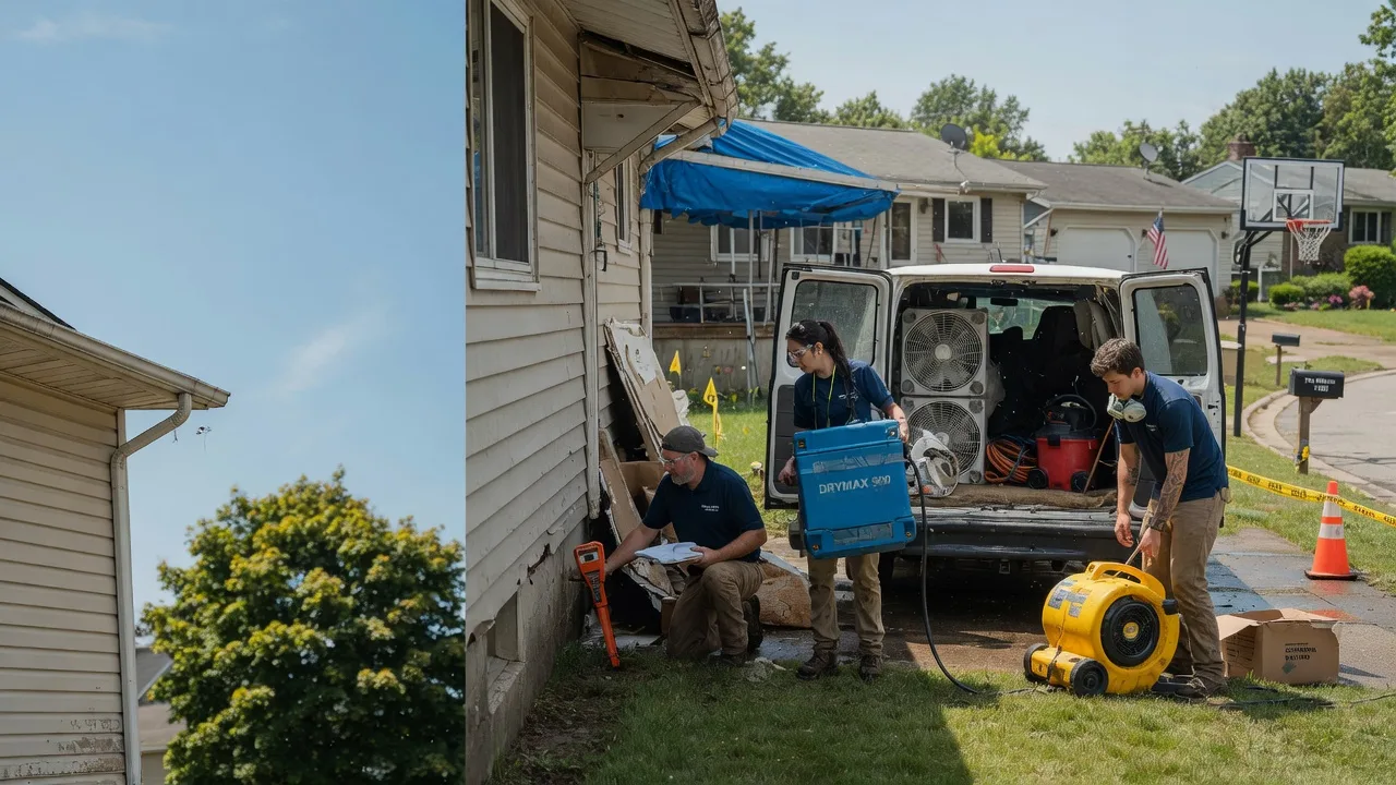 Ceiling Leak Cleanup in Trego, WI near me